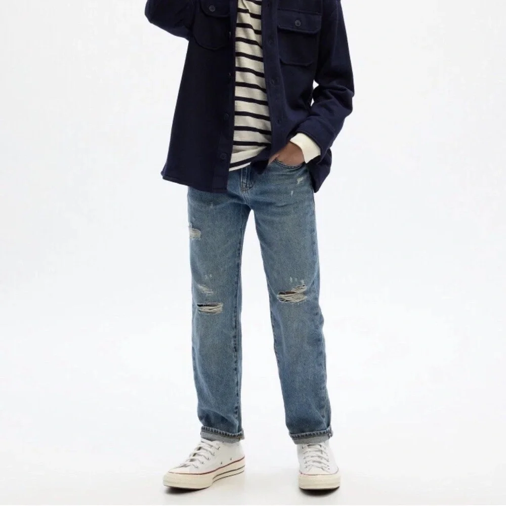 Gap 90’s Original Straight Distressed Jeans‎